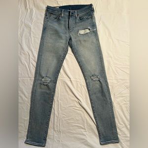 Levi’s Skinny Taper - 30X32 Distressed Light Blue Jeans